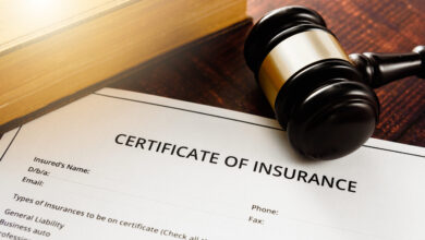 Certificate of Liability Insurance